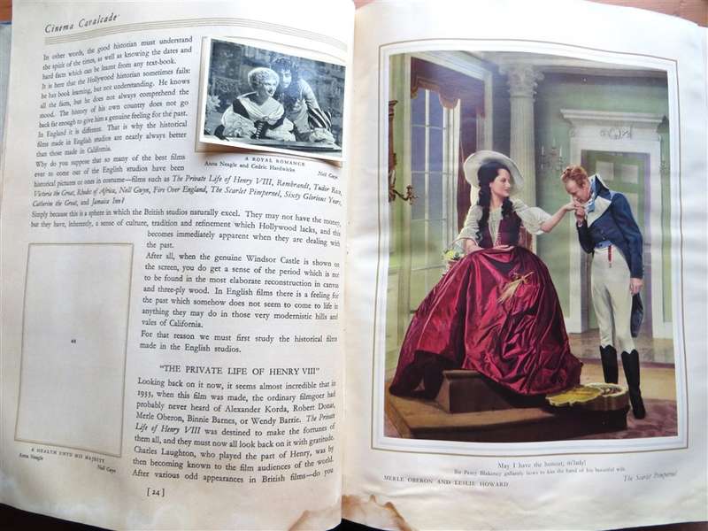 Cinema Cavalcade Album with Cigarette Cards 153/250 present