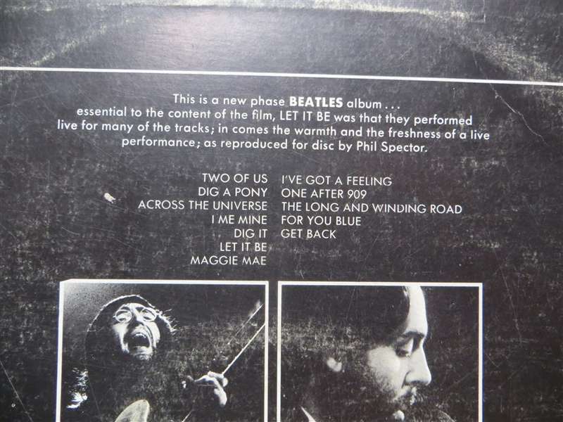 The Beatleas - Let it Be - Vintage Vinyl LP - G/VG