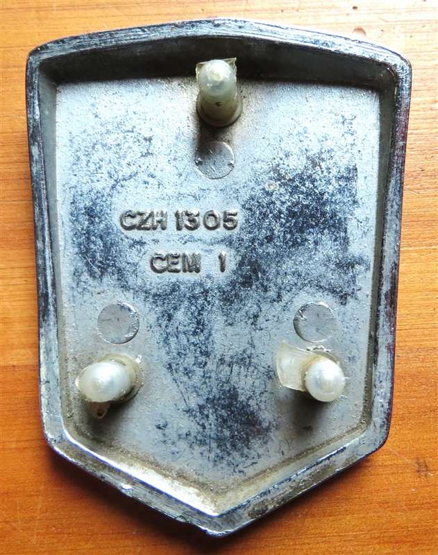 Vintage MINI Car Badge Mini CZH 1305 Original Hood logo shield