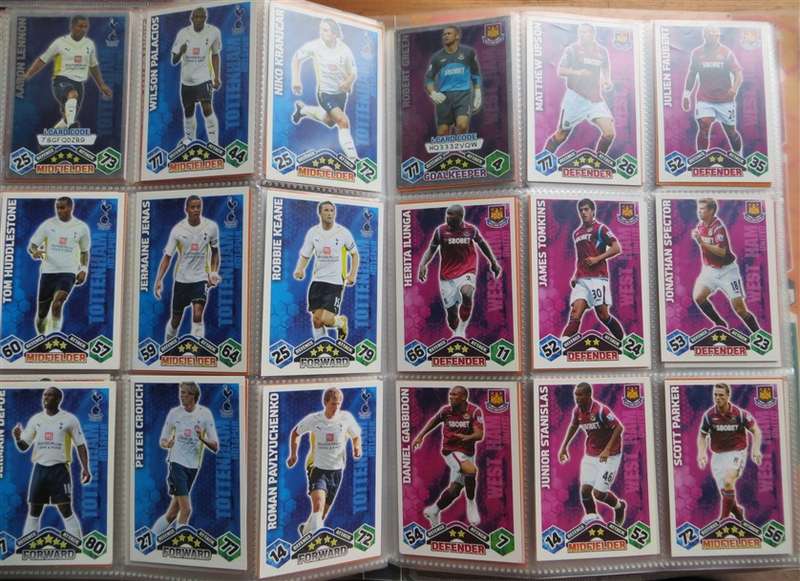 396 x Topps  2009/10 Match Attax Soccer Cards - Rooney/Managers/Man of the Match