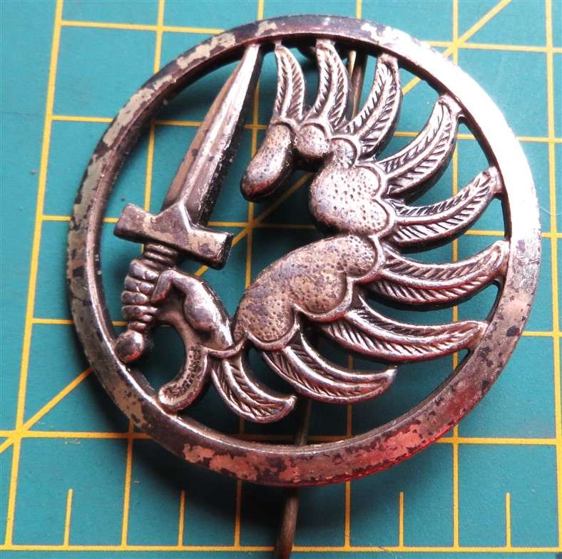French Foreign Legion - Parachute Regt. Beret Badge