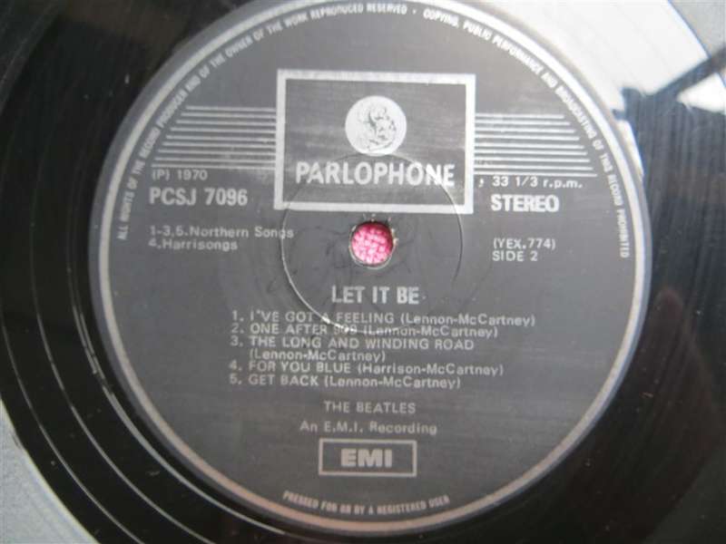 The Beatleas - Let it Be - Vintage Vinyl LP - G/VG