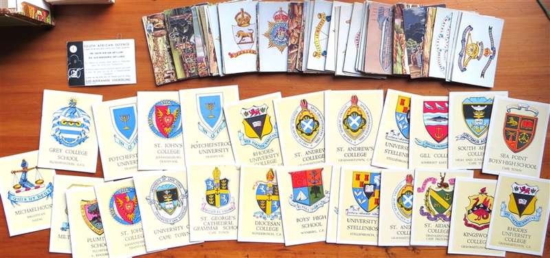 100+ X Assorted Defence / War / School Crests Cigarette Cards - 1 Bid
