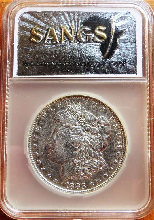 1883 Morgan Dollar Silver Graded AU53