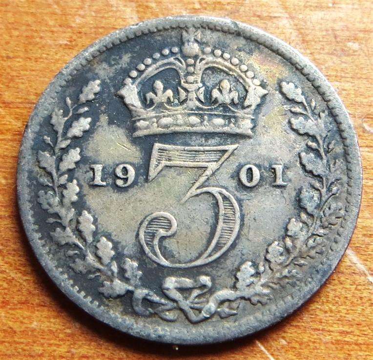 1901 GB 3d Silver