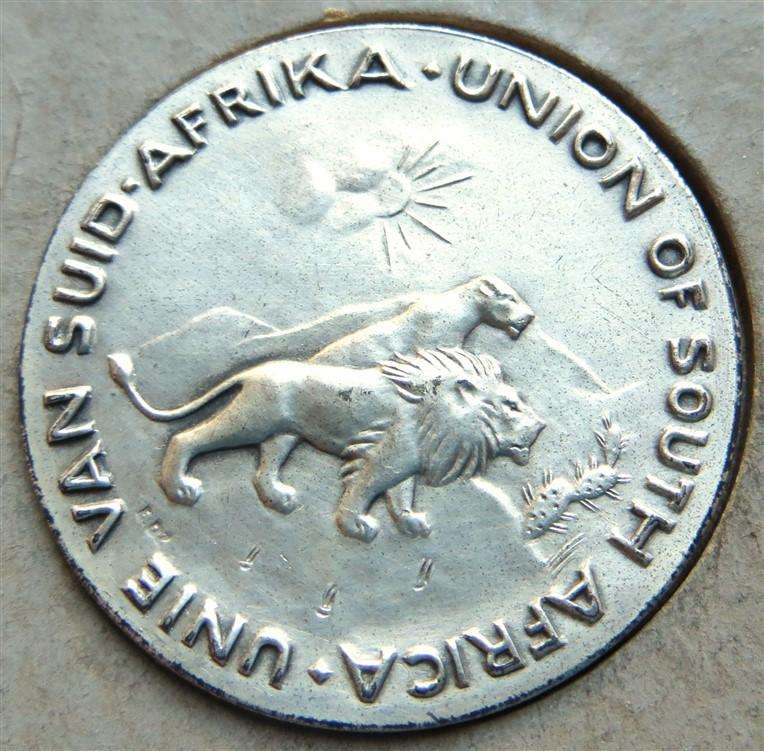 1937 Silver Coronation Medallion 16.8gr 0.925 Union of SA