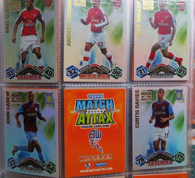396 x Topps  2009/10 Match Attax Soccer Cards - Rooney/Managers/Man of the Match