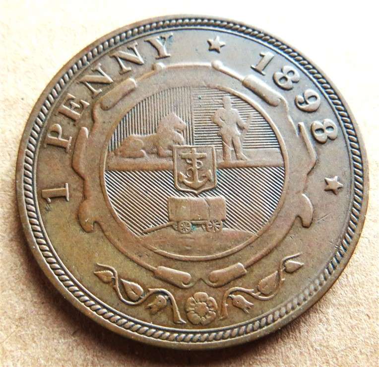 ZAR 1898 Penny 1d