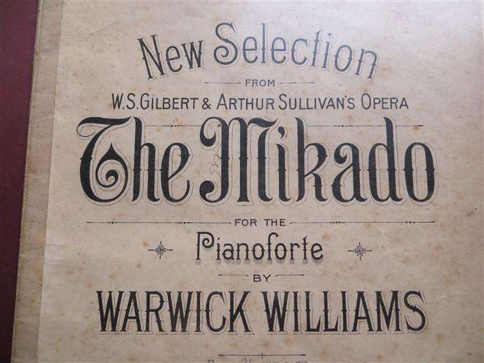 The Mikado - Vintage Opera Poster Framed with Glass