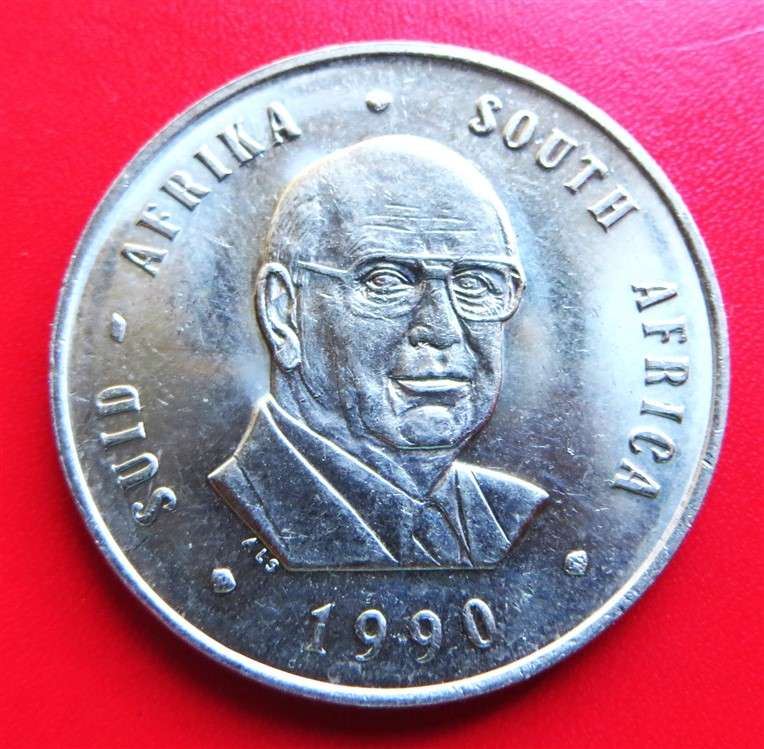 1990 SA Nickel R1 Coin