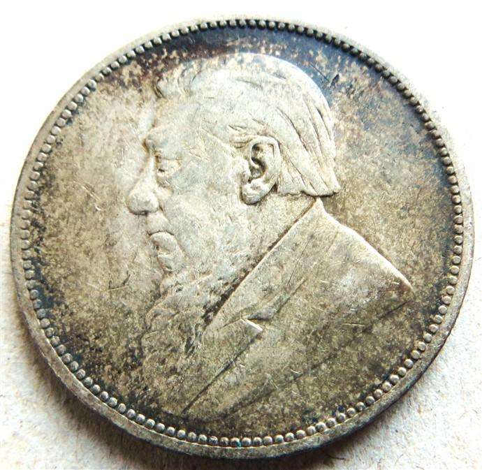 1896 ZAR 2 Shillings - Silver 92.5%