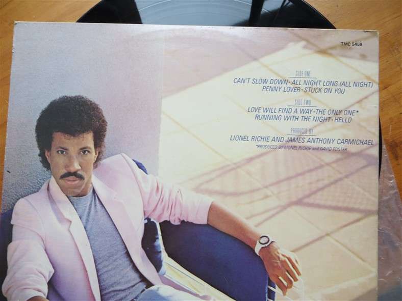 Lionel Richie - Can't Slow Down - Vintage LP - VG