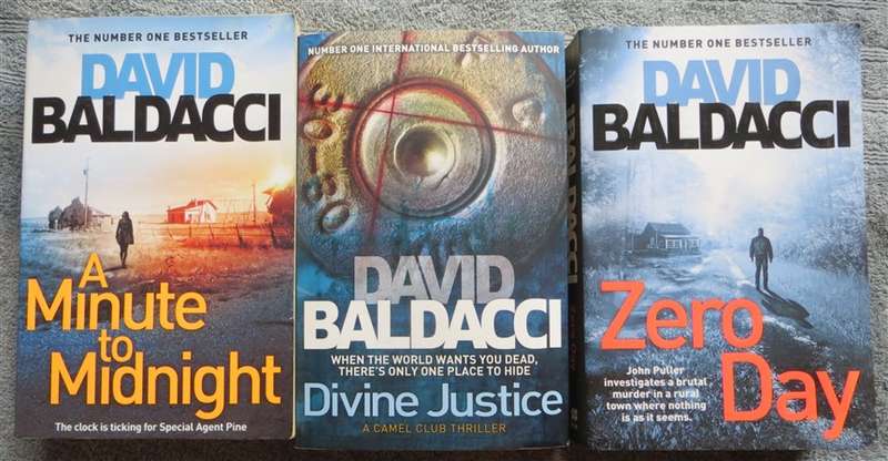 3 x David Baldacci Titles - 1 Bid for All