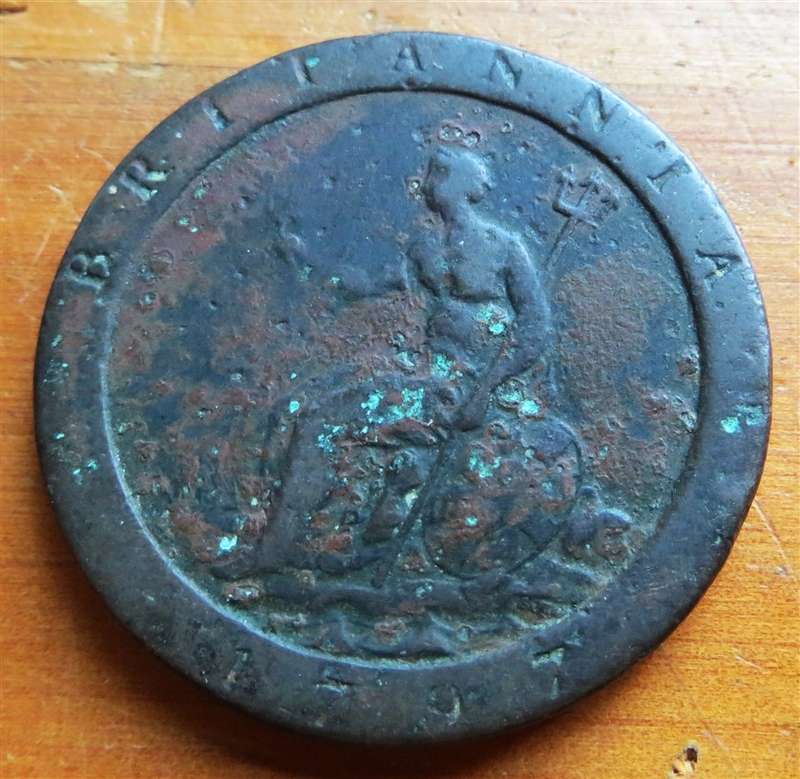 1797 GB George III Cartwheel Penny Coin