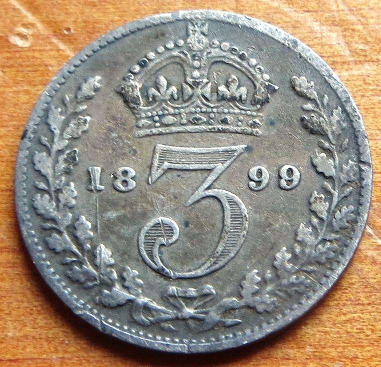 1899 GB 3d Silver