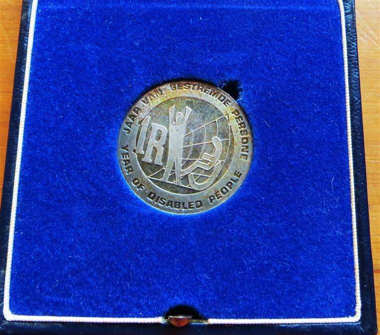 1986 Proof Silver R1 - Year of Disabled in Box