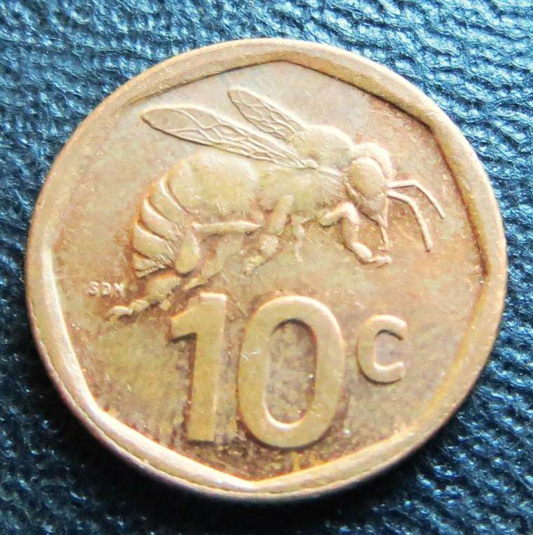 2023 S.Africa 10 Cent - Rotated Dies Error