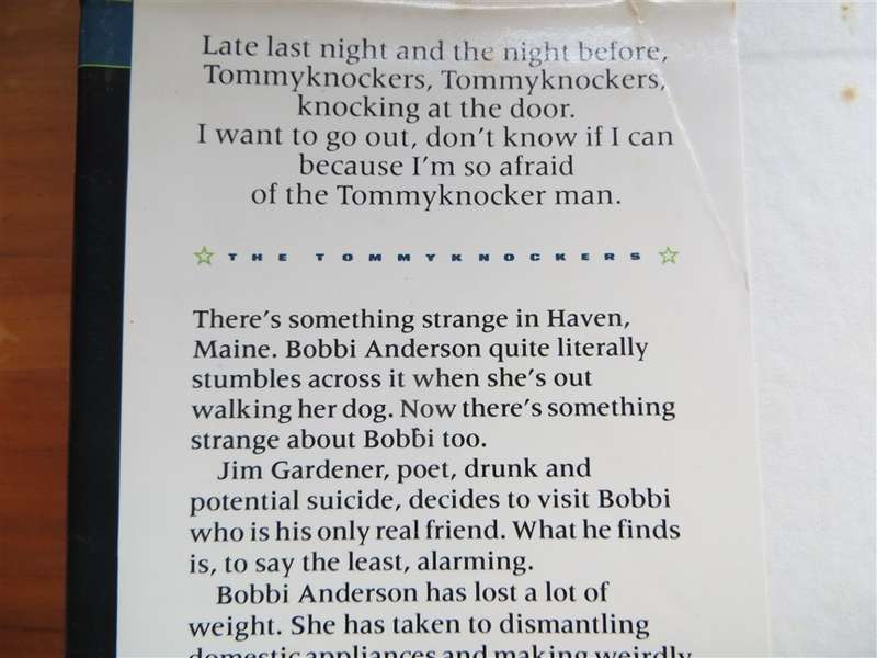 Stephen King - The Tommy-Knockers - 1988 Hardcover