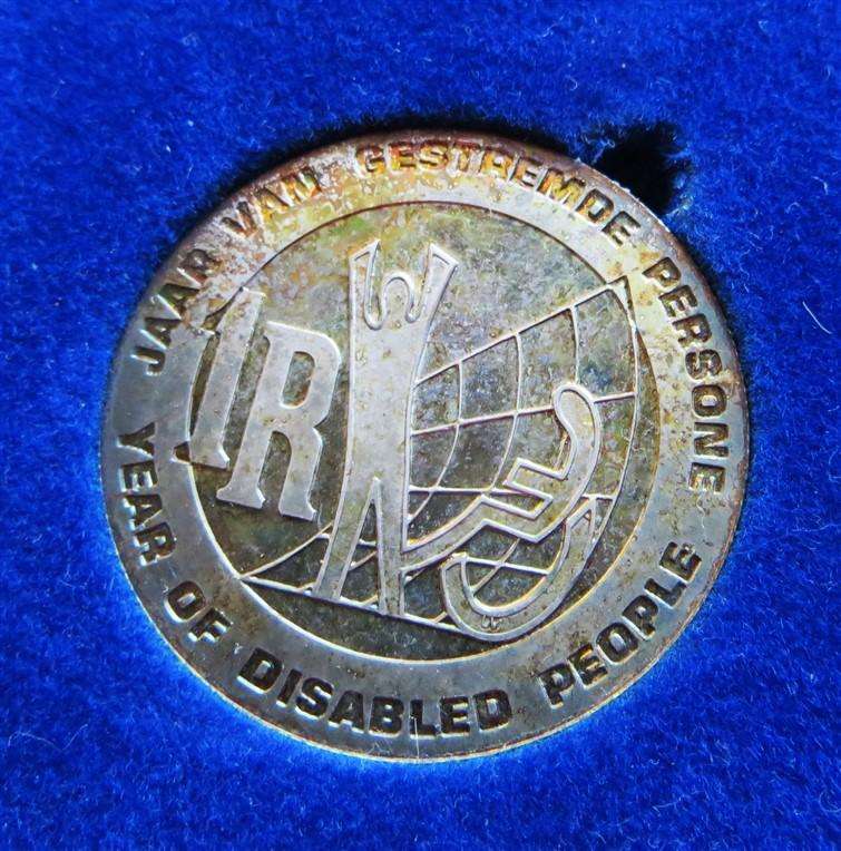 1986 Proof Silver R1 - Year of Disabled in Box