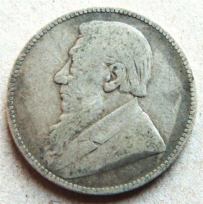 1892 ZAR 1 Shilling - Silver 92.5%
