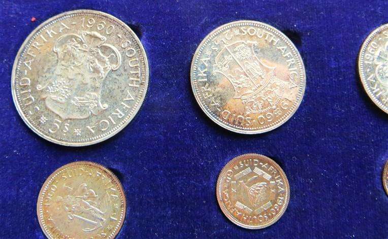 1960 SA Union Proof Set in SA Mint Box