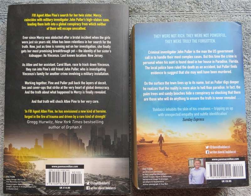 2 x David Baldacci Titles - 1 Bid for All