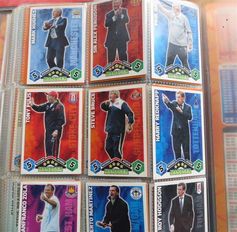 396 x Topps  2009/10 Match Attax Soccer Cards - Rooney/Managers/Man of the Match