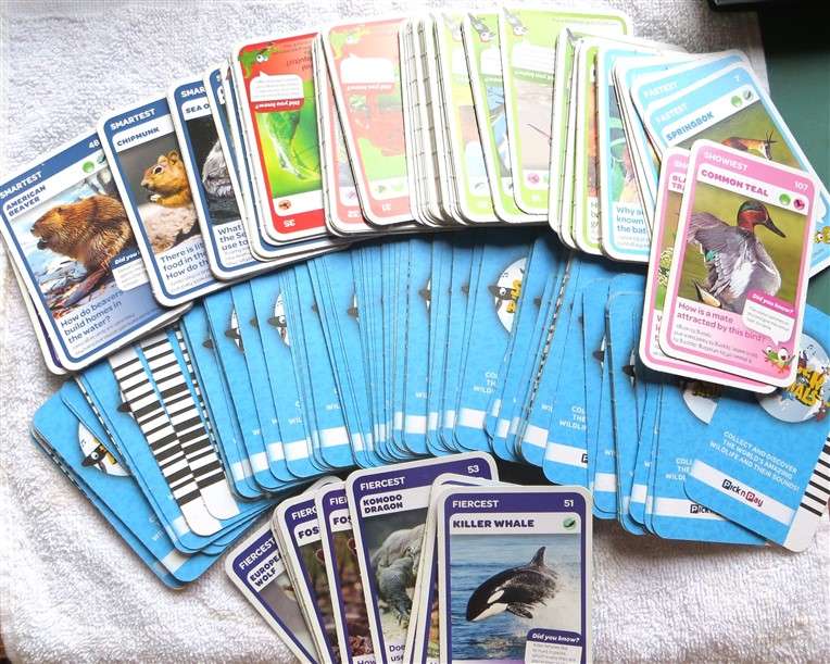 200+ Super Animals Pick n Pay Cards - 1 Bid for All