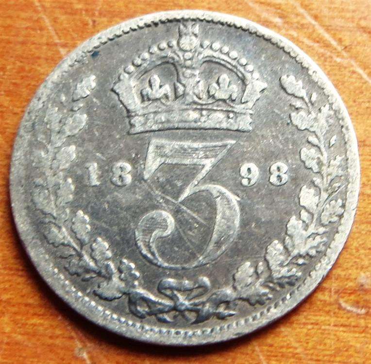 1898 GB 3d Silver