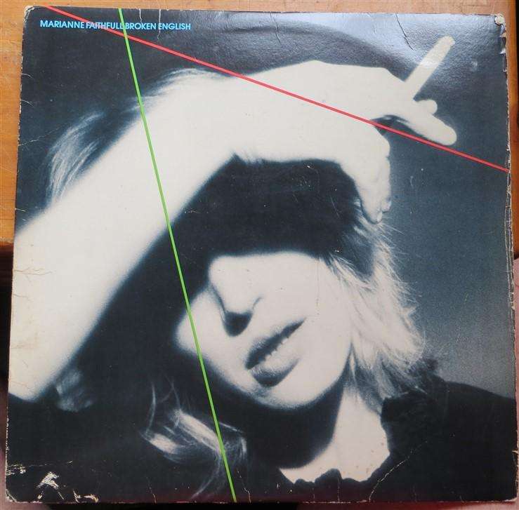 Marianne Faithful - Broken English - Vintage Vinyl LP Vinyl Poor / Cover VG
