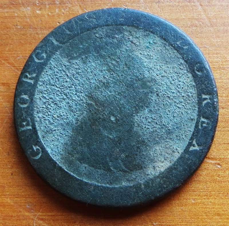1797 GB George III Cartwheel Penny Coin