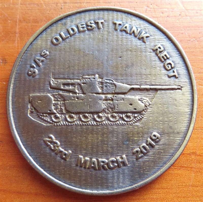 165th Anniversary Natal Mounted Rifles 48mm Medallion