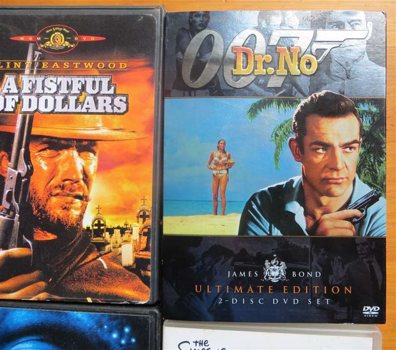 6 x Classic movie DVD's - 1 Bid for All