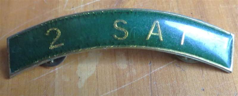 SADF 2 SAI Shoulder Title