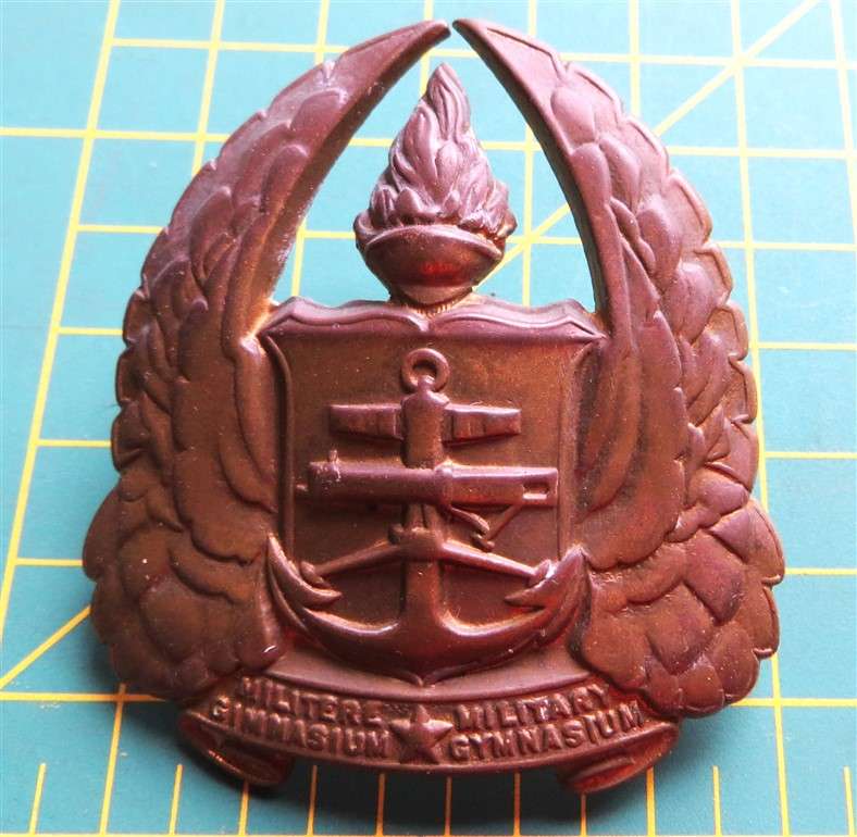 Large Military Gymnasium Cap Badge