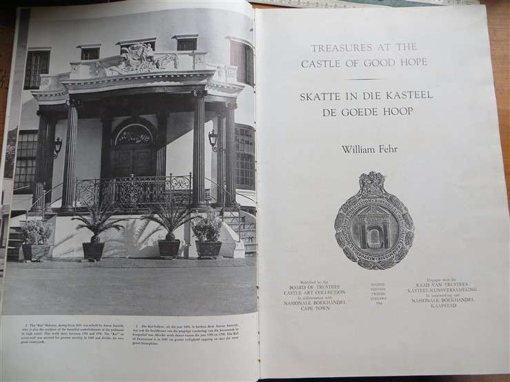 Treasures at the Castle of Good Hope - Large Hardcover - Cover water mark damage