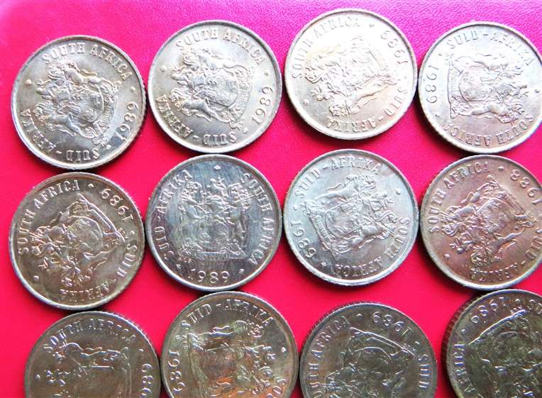 19 x RSA 1c Coins with Luster - 1 Bid for All