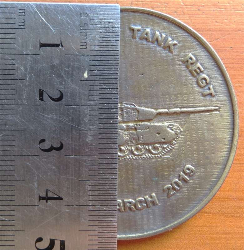 165th Anniversary Natal Mounted Rifles 48mm Medallion