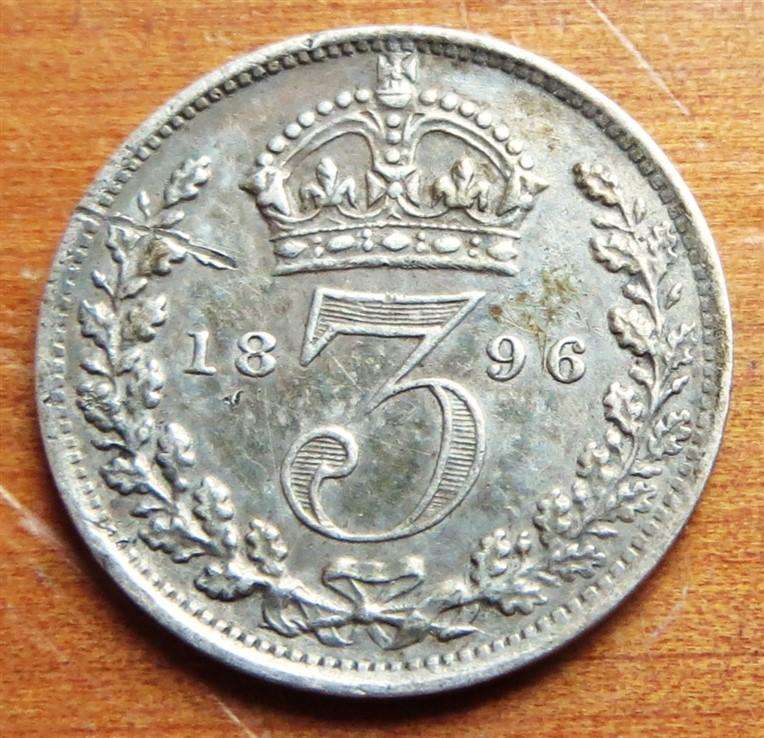 1896 GB 3d Silver
