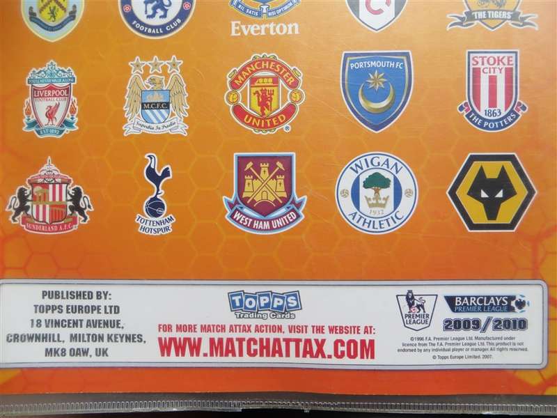 396 x Topps  2009/10 Match Attax Soccer Cards - Rooney/Managers/Man of the Match