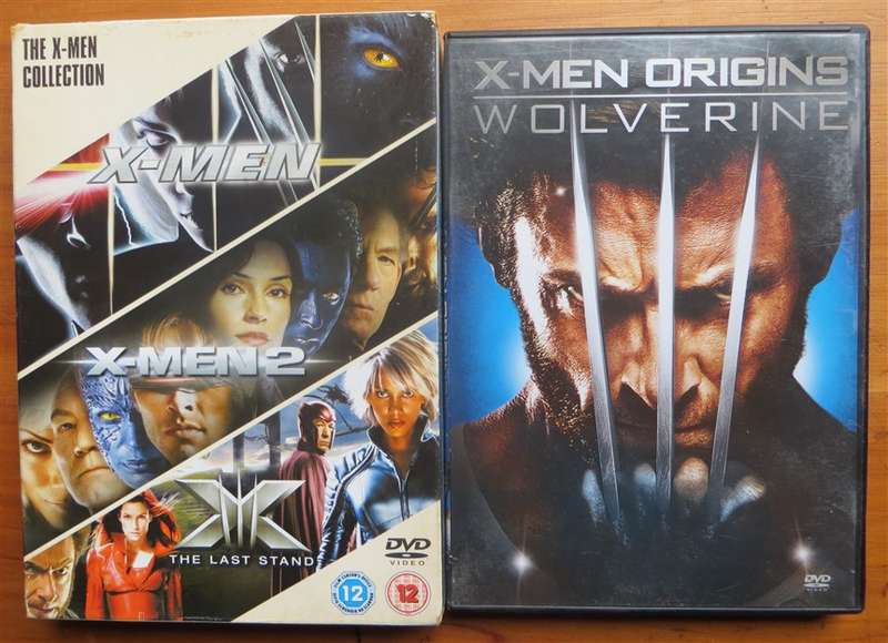 X-Men 3 x DVD Box Set + Wolverine DVD - 1 Bid for All