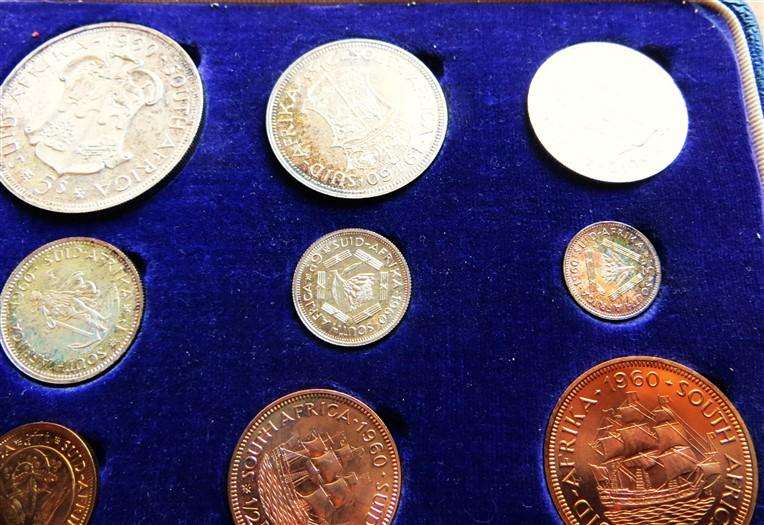 1960 SA Union Proof Set in SA Mint Box
