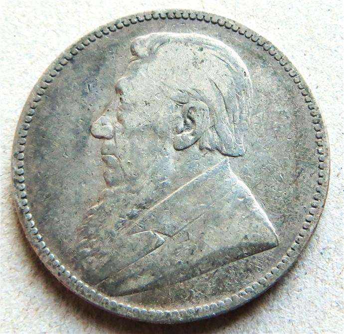 1895 ZAR 1 Shilling - Silver 92.5%