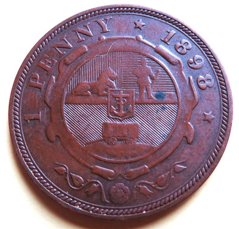1898 ZAR 1d Penny