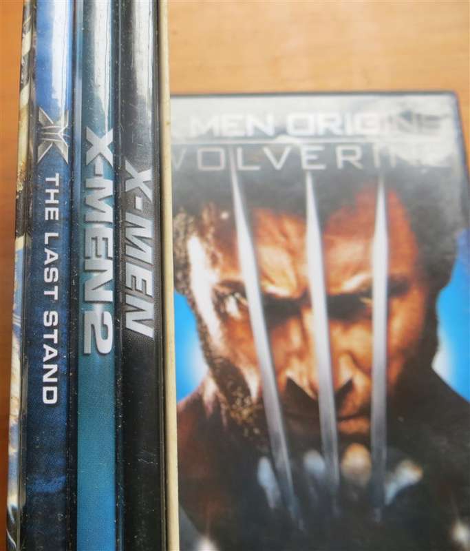 X-Men 3 x DVD Box Set + Wolverine DVD - 1 Bid for All