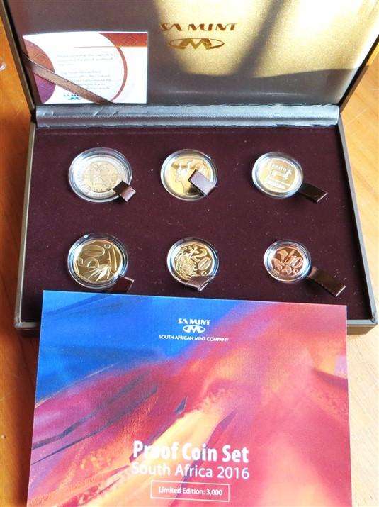 2016 RSA Proof Set in SA Mint Box + Cert.