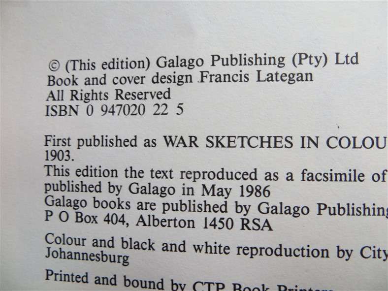 Boer War Sketches Mounted Infantry at War - Capt. Stratford St Leger
