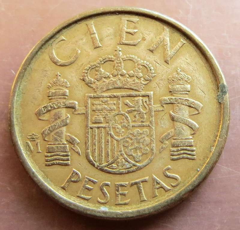 Spain 1989 Cien Pesetas Coin