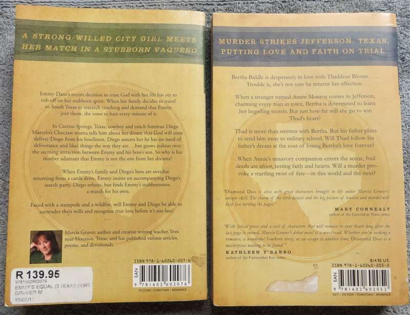 2 x Marcia Gruver Titles - 1 Bid for Both