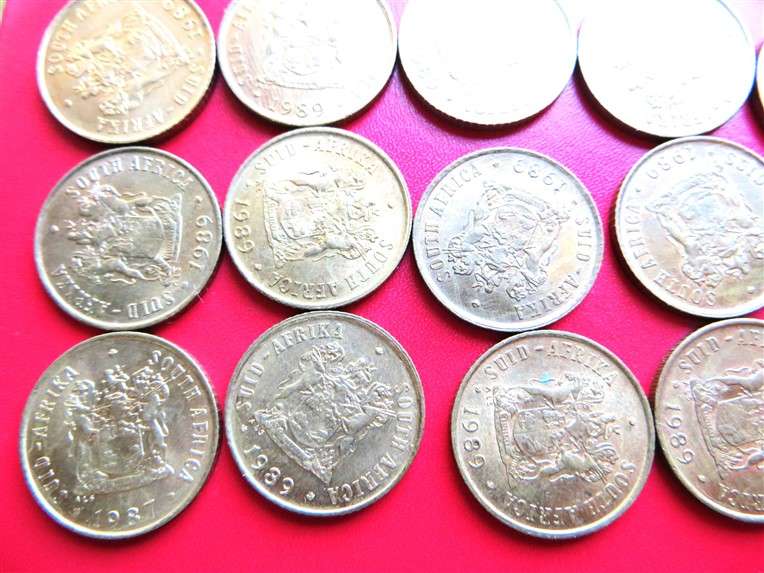 19 x RSA 1c Coins with Luster - 1 Bid for All